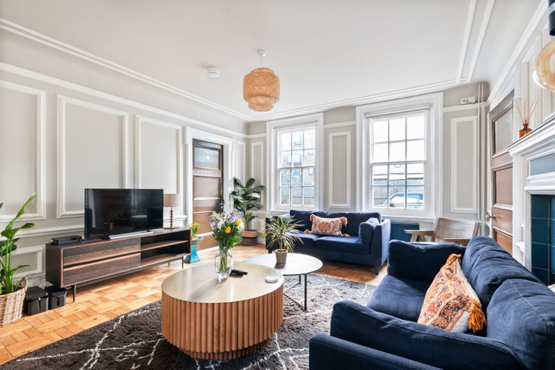 Shared lounge at The Vicarage in Tooting